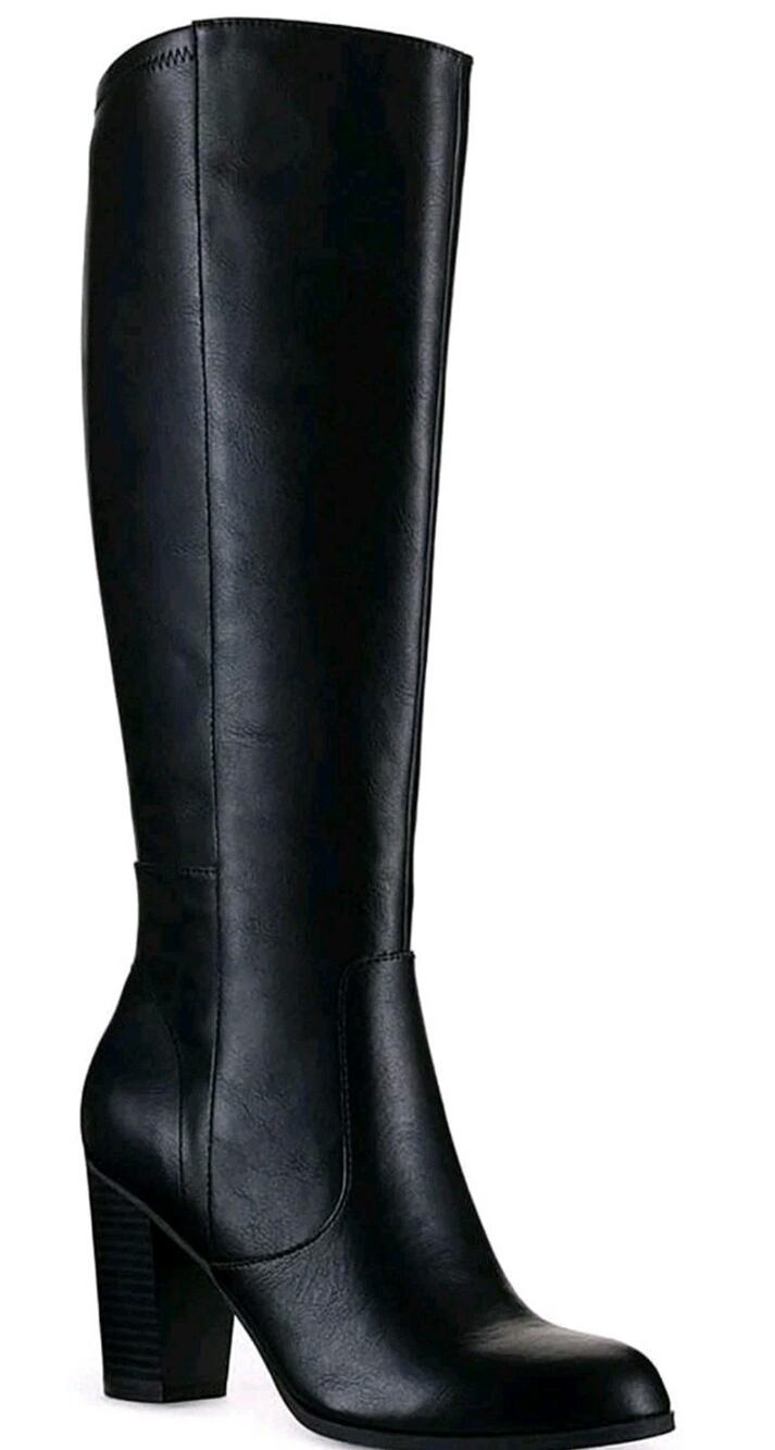 Style & Co ~Woman Size 12W~ Black Dress Boots Addyy Extra Wide Calf NWOB.